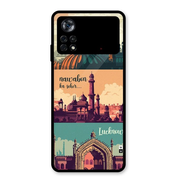 Lucknow City Glass Back Case for Poco X4 Pro 5G