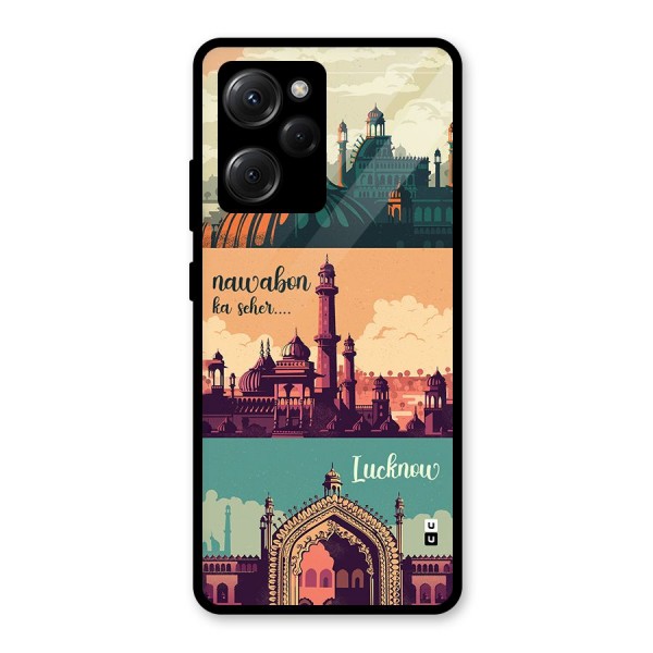 Lucknow City Glass Back Case for Poco X5 Pro