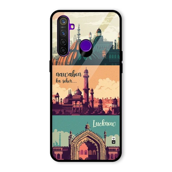 Lucknow City Glass Back Case for Realme 5 Pro