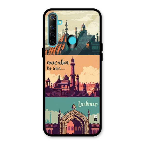 Lucknow City Glass Back Case for Realme 5s