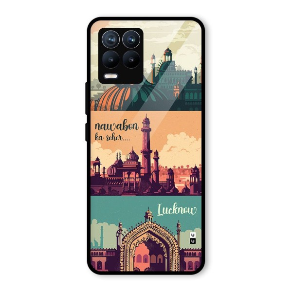 Lucknow City Glass Back Case for Realme 8