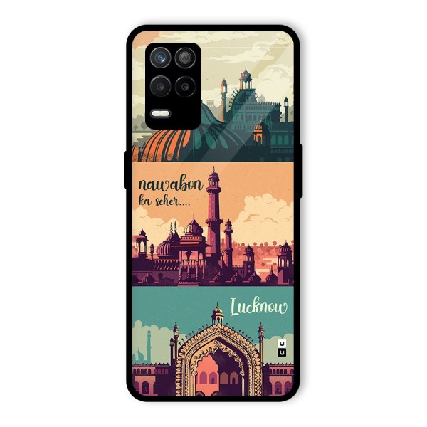 Lucknow City Glass Back Case for Realme 8s 5G