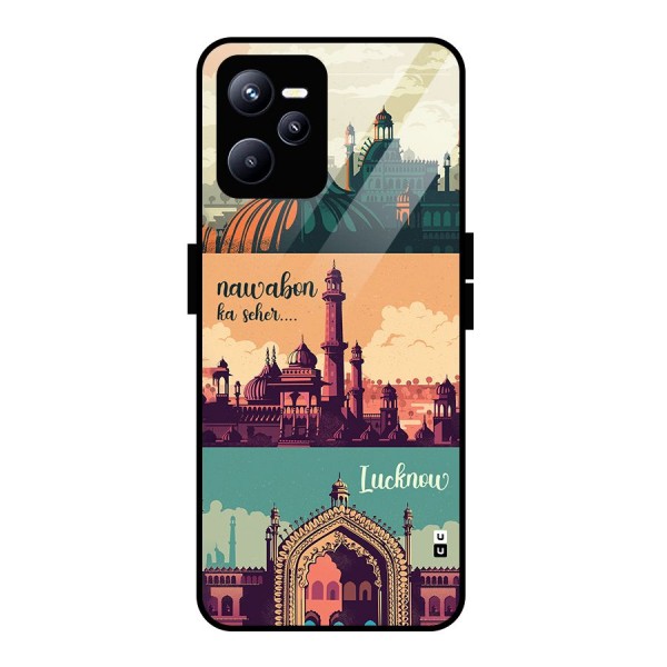 Lucknow City Glass Back Case for Realme C35