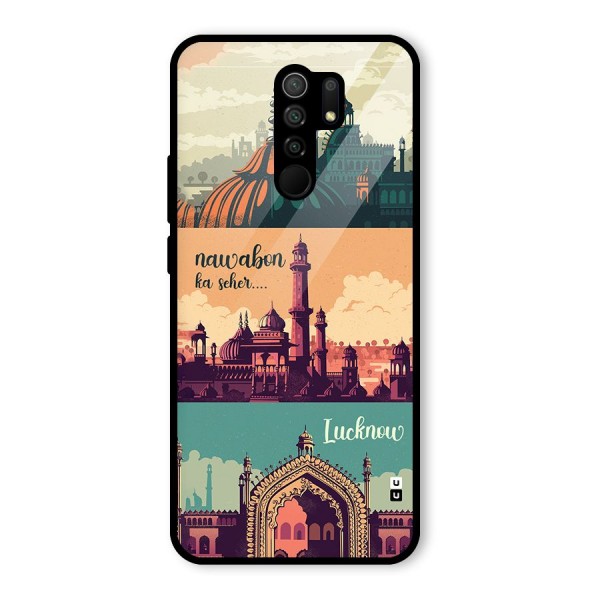 Lucknow City Glass Back Case for Redmi 9 Prime