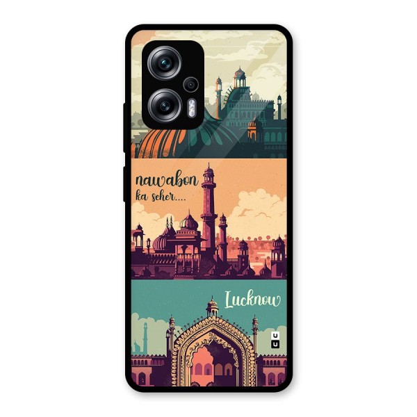 Lucknow City Glass Back Case for Redmi K50i