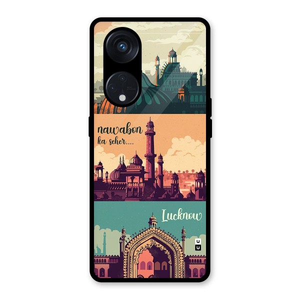 Lucknow City Glass Back Case for Reno8 T 5G