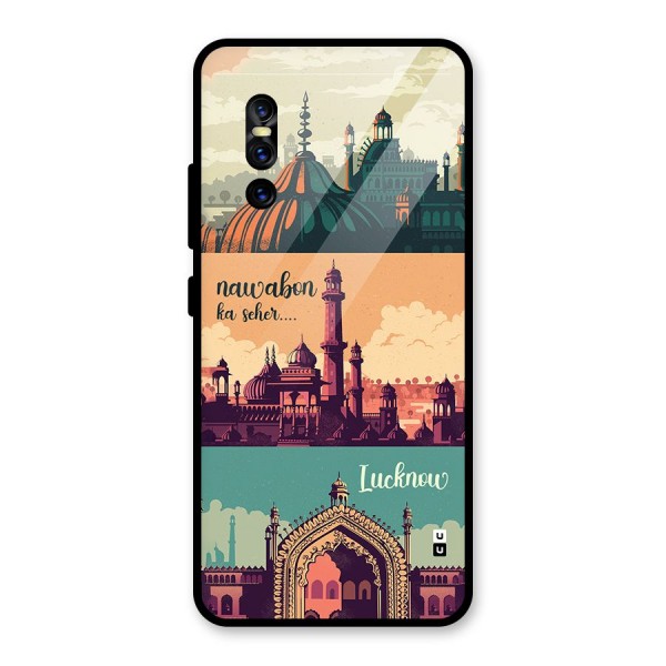 Lucknow City Glass Back Case for Vivo V15 Pro