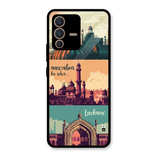 Lucknow City Glass Back Case for Vivo V23 5G