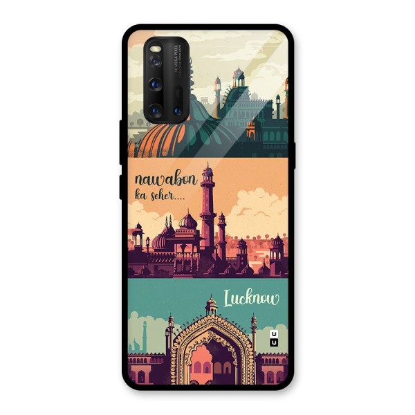 Lucknow City Glass Back Case for Vivo iQOO 3