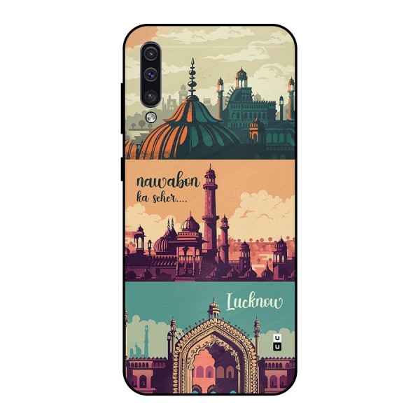 Lucknow City Metal Back Case for Galaxy A50