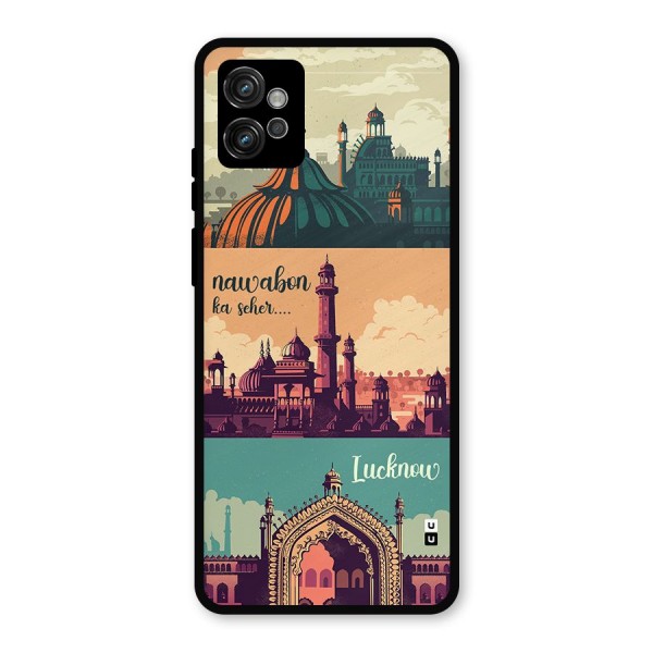 Lucknow City Metal Back Case for Moto G32