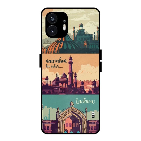 Lucknow City Metal Back Case for Nothing Phone 2