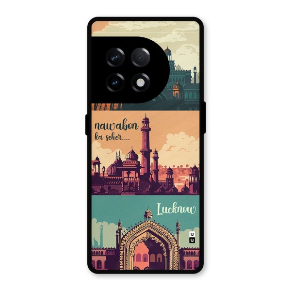 Lucknow City Metal Back Case for OnePlus 11R