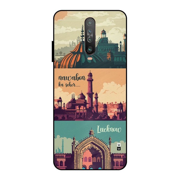 Lucknow City Metal Back Case for Poco X2