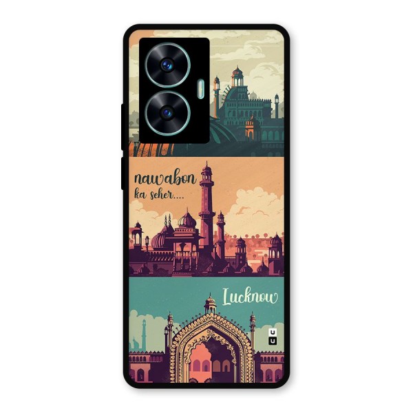 Lucknow City Metal Back Case for Realme C55