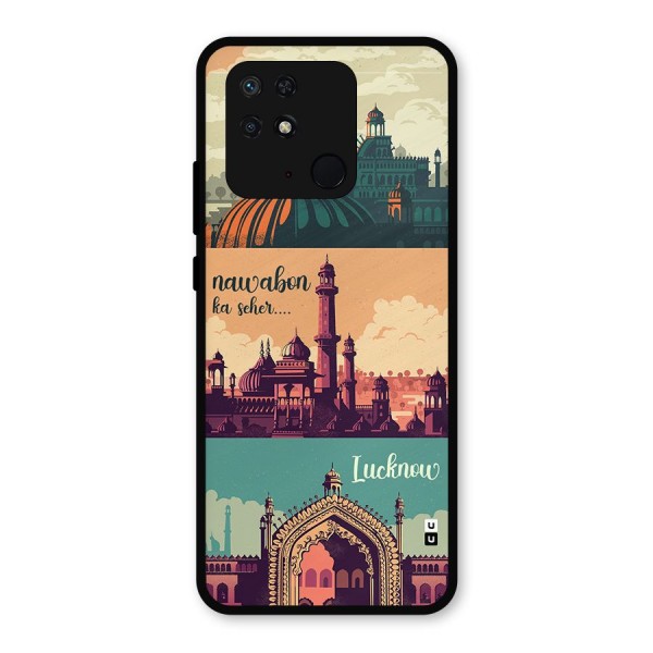 Lucknow City Metal Back Case for Redmi 10