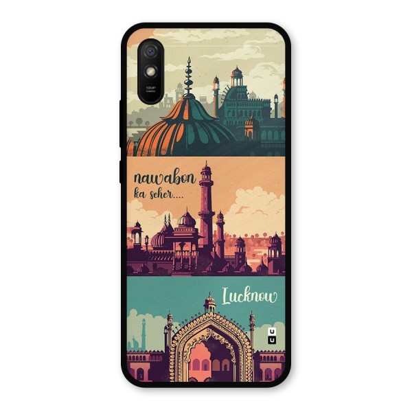 Lucknow City Metal Back Case for Redmi 9i