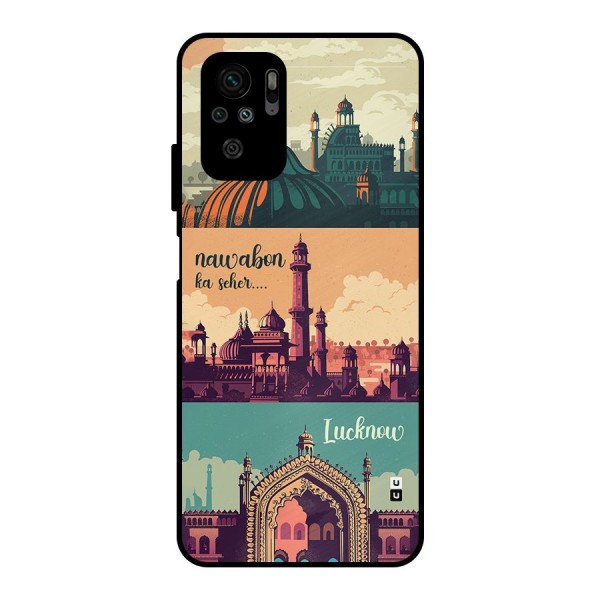 Lucknow City Metal Back Case for Redmi Note 10