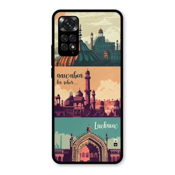 Lucknow City Metal Back Case for Redmi Note 11