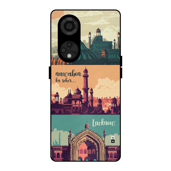 Lucknow City Metal Back Case for Reno8 T 5G