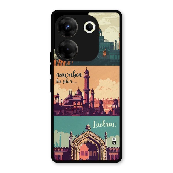 Lucknow City Metal Back Case for Tecno Camon 20 Pro