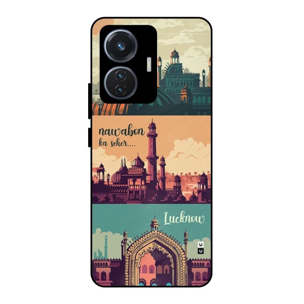 Lucknow City Metal Back Case for Vivo T1 44W