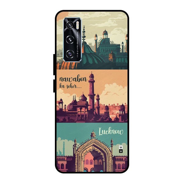 Lucknow City Metal Back Case for Vivo V20 SE