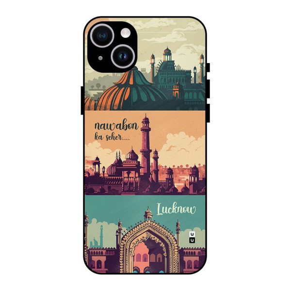 Lucknow City Metal Back Case for iPhone 14 Plus