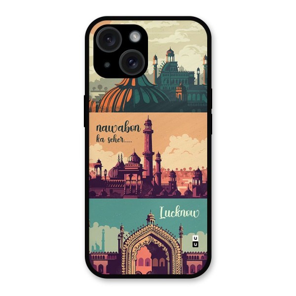 Lucknow City Metal Back Case for iPhone 15