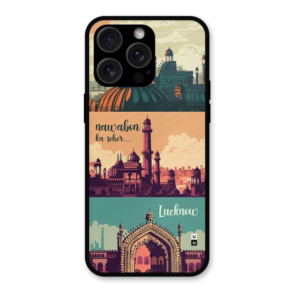 Lucknow City Metal Back Case for iPhone 15 Pro Max