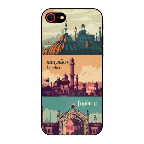 Lucknow City Metal Back Case for iPhone 8