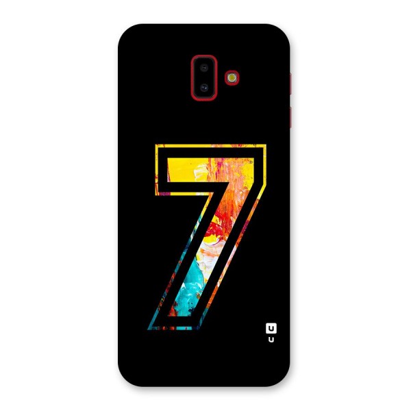 Lucky Number Back Case for Galaxy J6 Plus