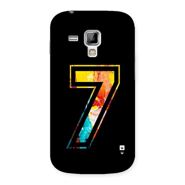 Lucky Number Back Case for Galaxy S Duos