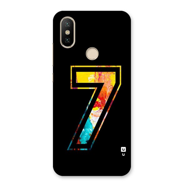 Lucky Number Back Case for Mi A2