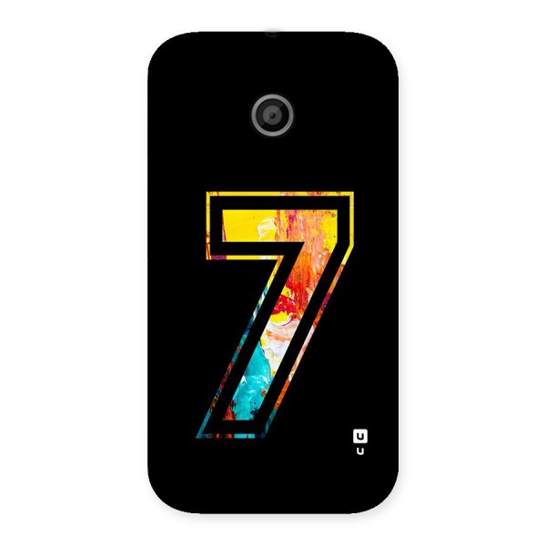 Lucky Number Back Case for Moto E