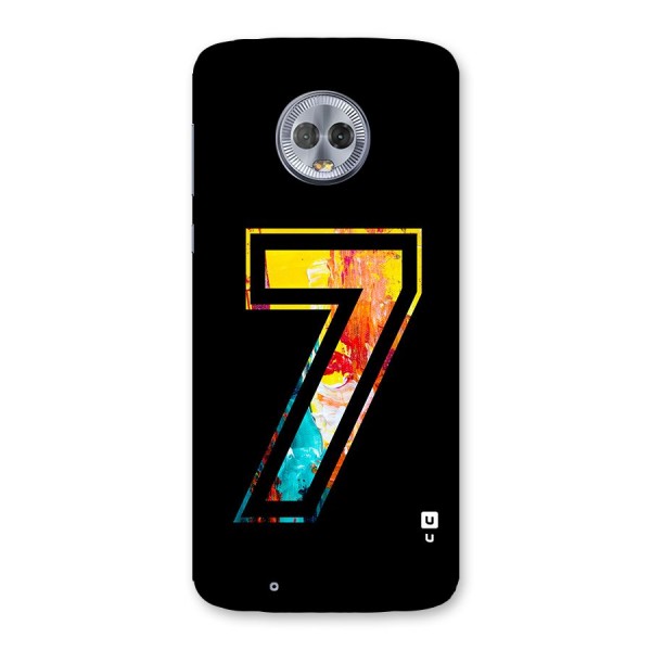 Lucky Number Back Case for Moto G6