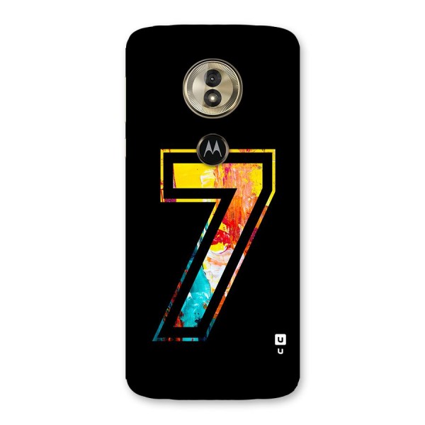 Lucky Number Back Case for Moto G6 Play