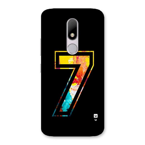 Lucky Number Back Case for Moto M