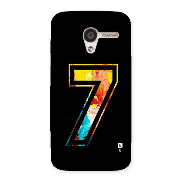 Lucky Number Back Case for Moto X