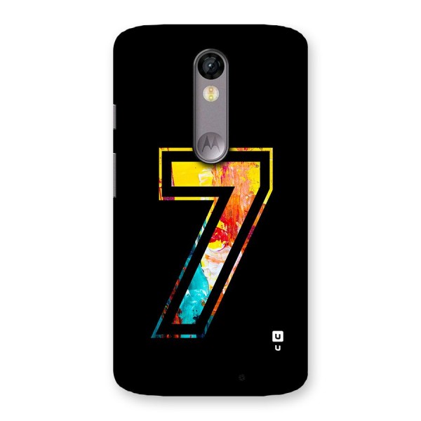 Lucky Number Back Case for Moto X Force