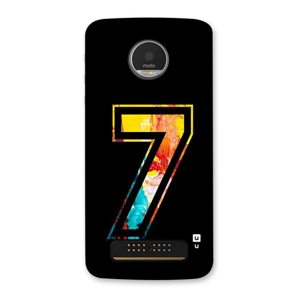 Lucky Number Back Case for Moto Z Play