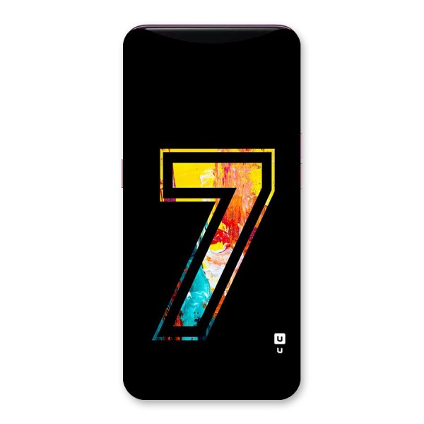 Lucky Number Back Case for Oppo Find X