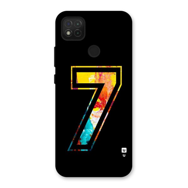 Lucky Number Back Case for Redmi 9C