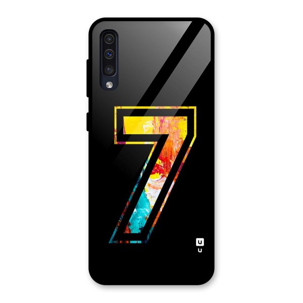 Lucky Number Glass Back Case for Galaxy A50s