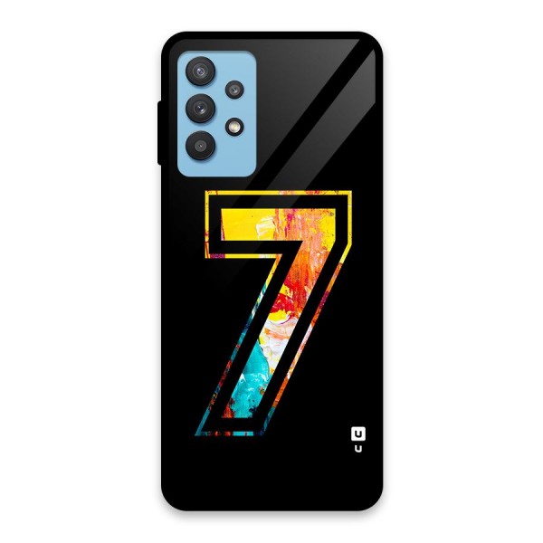 Lucky Number Glass Back Case for Galaxy M32 5G