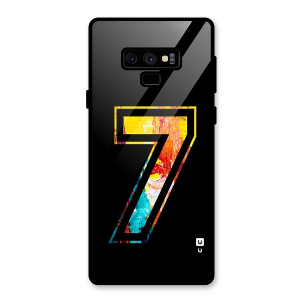 Lucky Number Glass Back Case for Galaxy Note 9