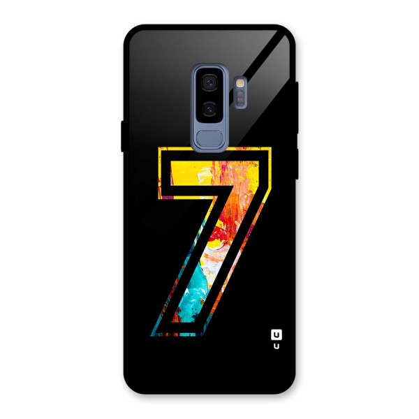 Lucky Number Glass Back Case for Galaxy S9 Plus