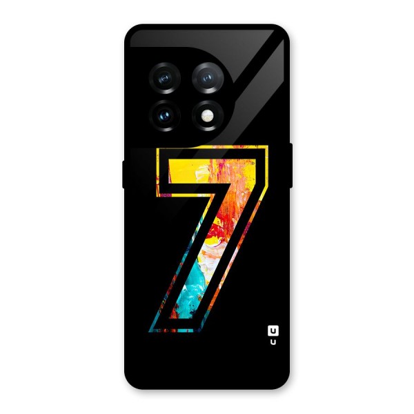 Lucky Number Glass Back Case for OnePlus 11