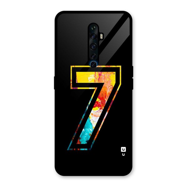 Lucky Number Glass Back Case for Oppo Reno2 Z