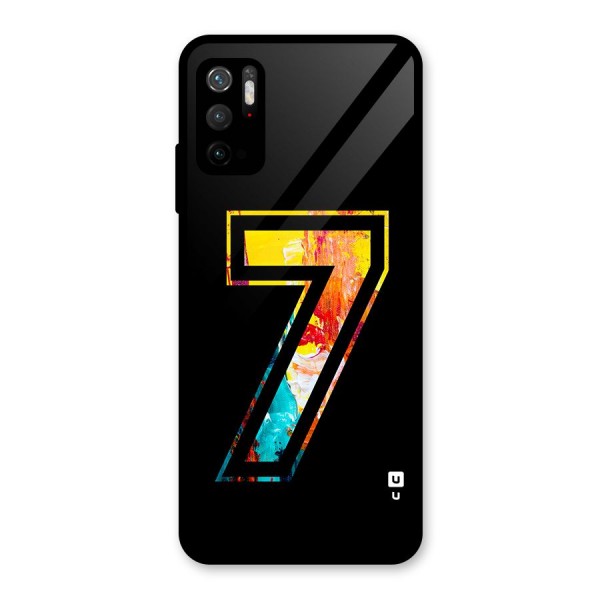 Lucky Number Glass Back Case for Poco M3 Pro 5G